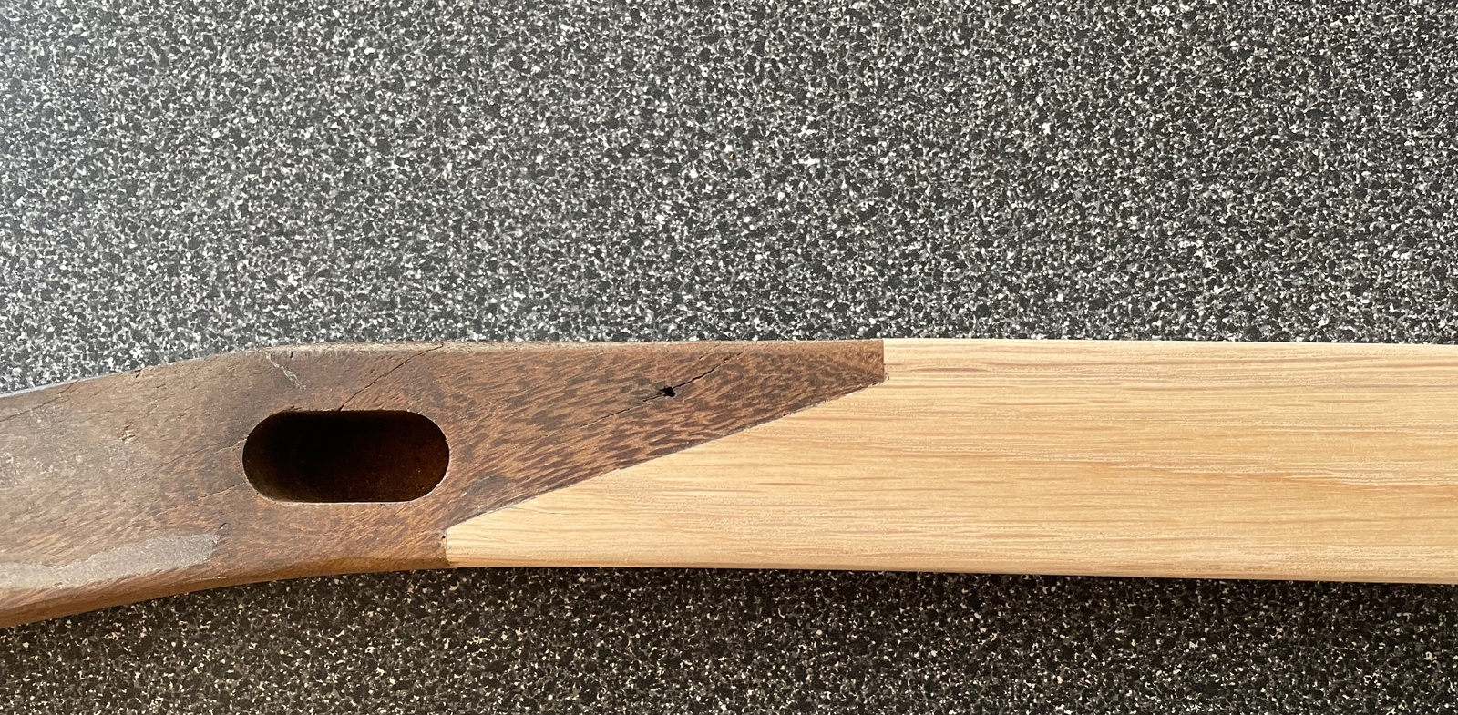 Woodworking project: bench leg joint