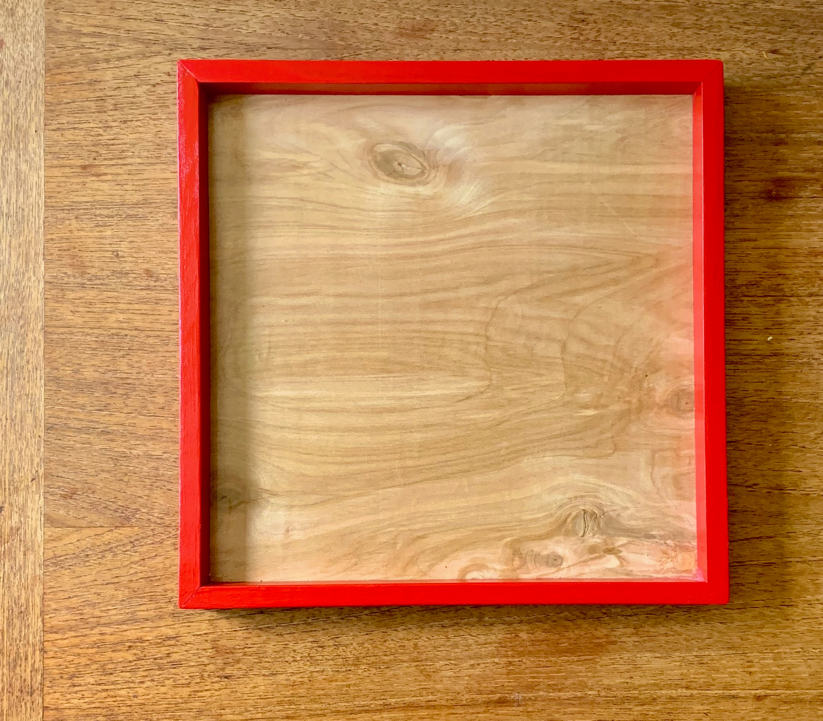 Woodworking project: serving tray